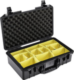 Pelican 1525 Air Case with Padded Divider (Black)