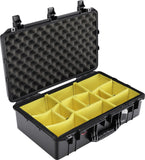 Pelican 1555 Air Case with Padded Divider (BLACK)