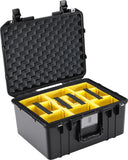 1557 Air Case with Padded Divider (BLACK)